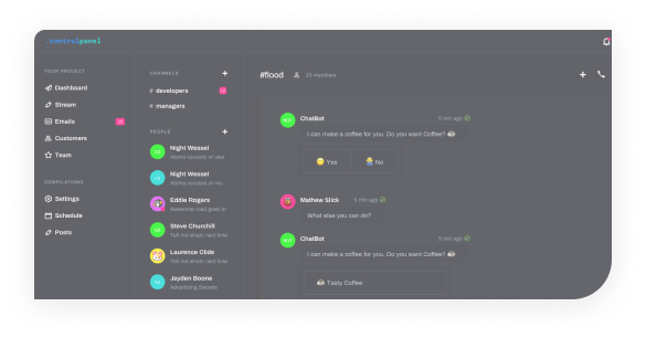 Team Collaboration Interface